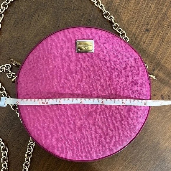 Beautiful! Dolce and Gabbana Small Pink Circle, Crossbody bag! - Picture 13 of 13